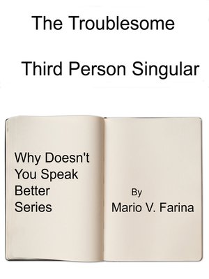 cover image of The Third Person Singular